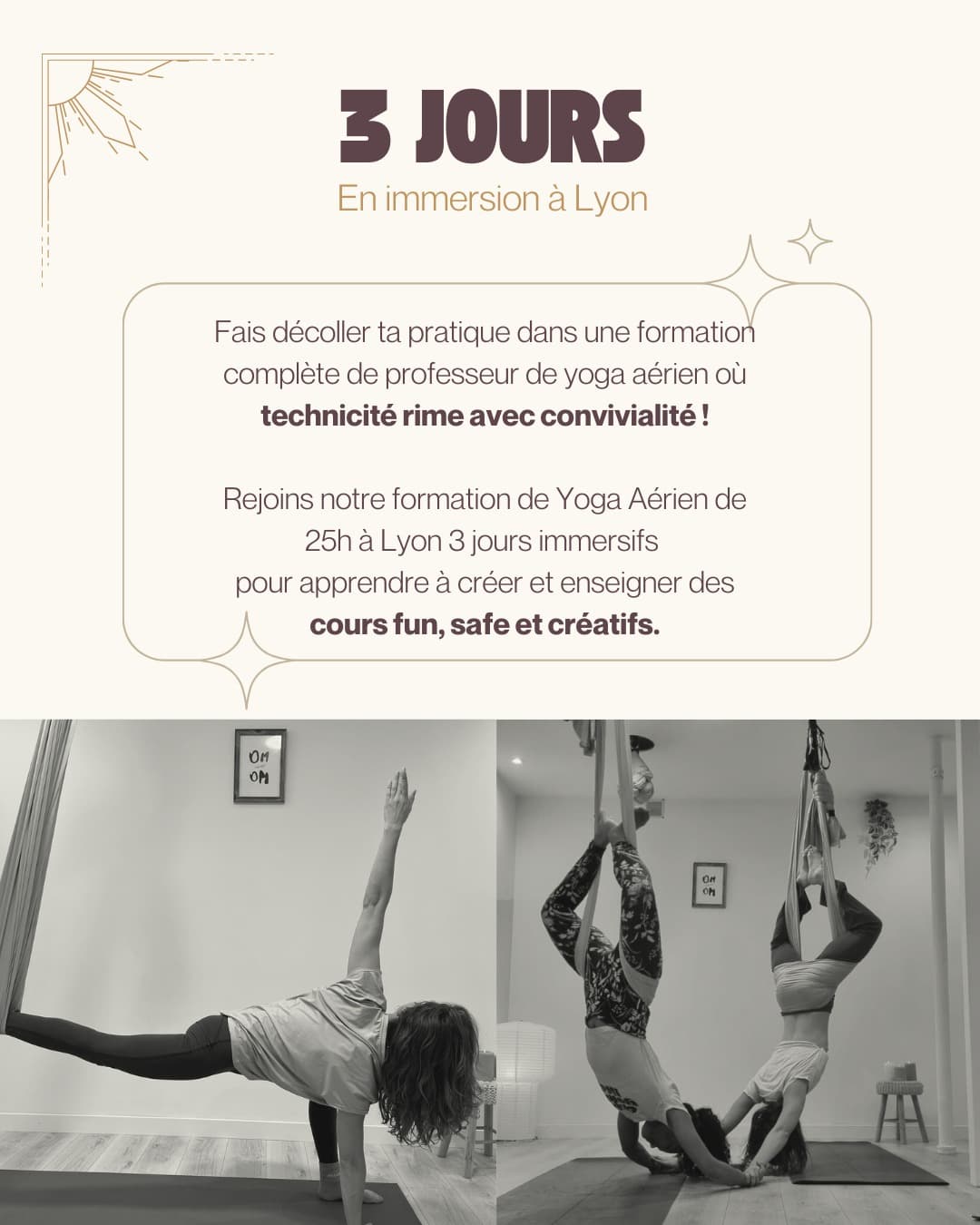 Formation yoga aérien