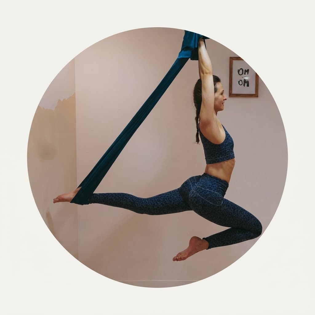 Yoga aérien en tissu